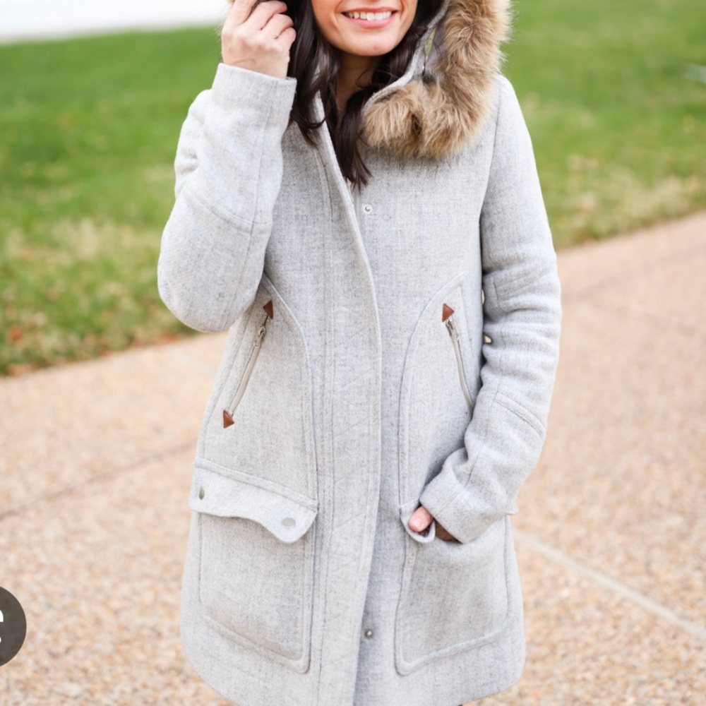 J.Crew Wool Chateau Parka
